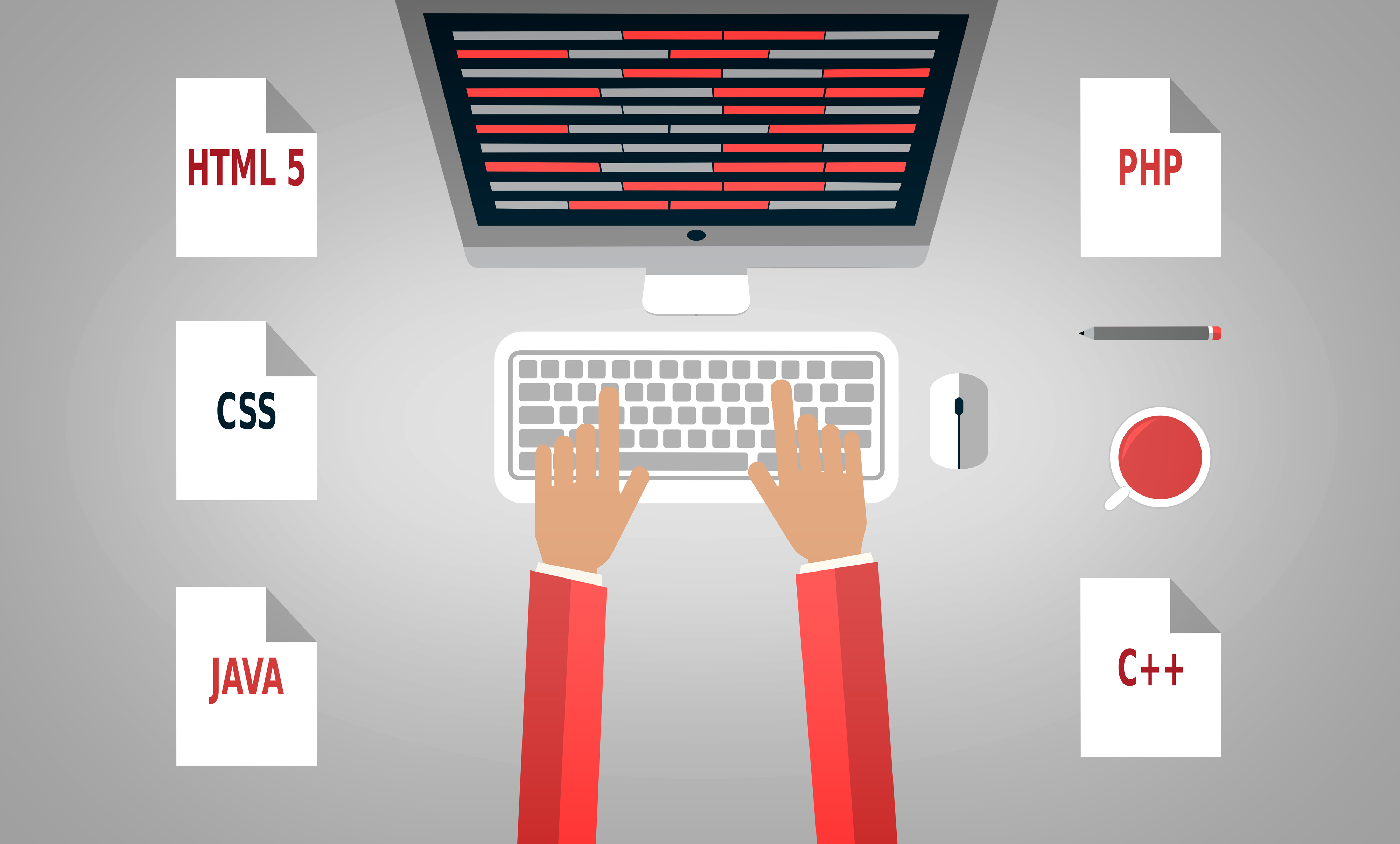 Web development workspace
